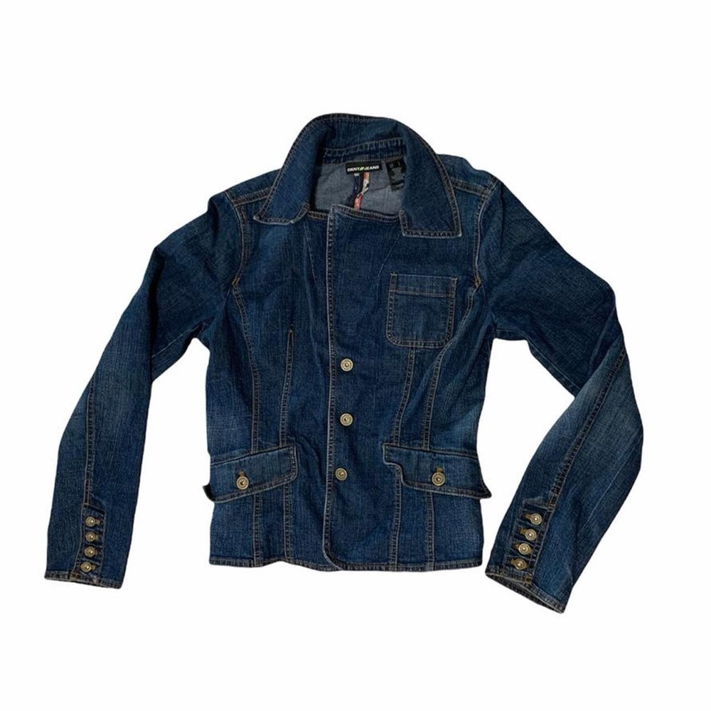 vintage dkny denim jean jacket
